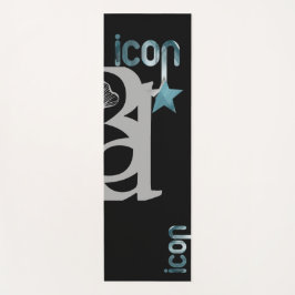 ICON Yoga Mat Fitness Resumen Océano Azul Art
