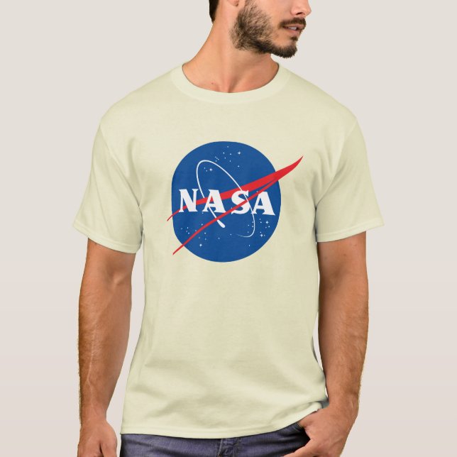 Icónica camiseta de algodón pesado de la NASA (Plu (Anverso)