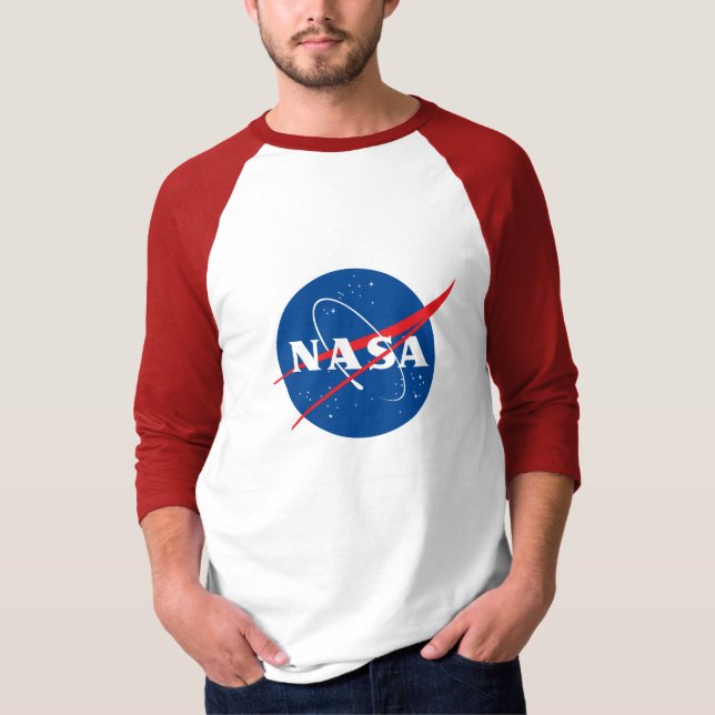 Icónica camiseta de béisbol de la NASA (Mars Red T (Anverso)