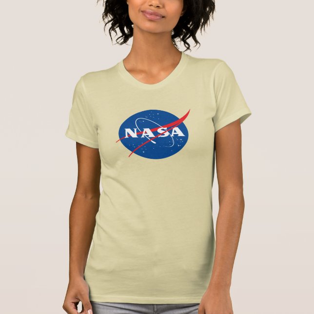 Icónica camiseta delgada de la NASA femenina (Plut (Anverso)
