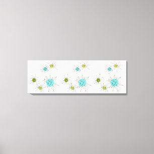 Icónica Estallidos Atómicos Lienzo Envuelto