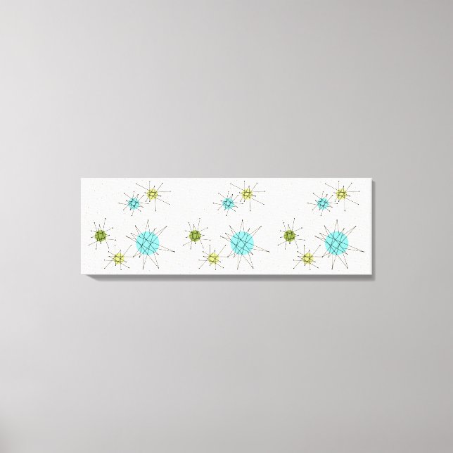 Icónica Estallidos Atómicos Lienzo Envuelto (Anverso)