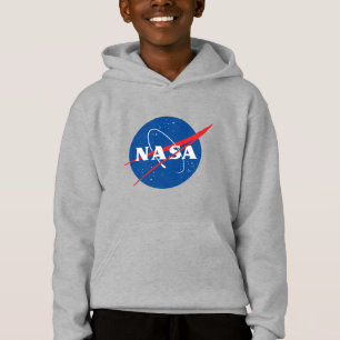Icónica Hoodie Gris Luna de los Niños de la NASA (