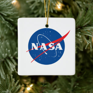 Icónico Ornamento de feriado cerámico de la NASA (
