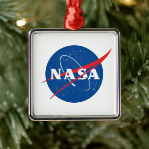 Icónico Ornamento de vacaciones de la NASA (cuadra