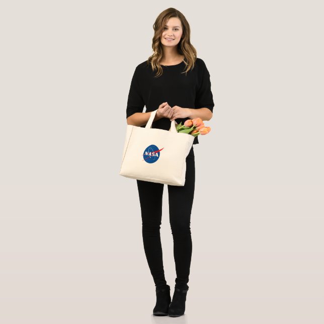 Icónico Tote de la bolsa de algodón de la NASA (Pl (Anverso (modelo))