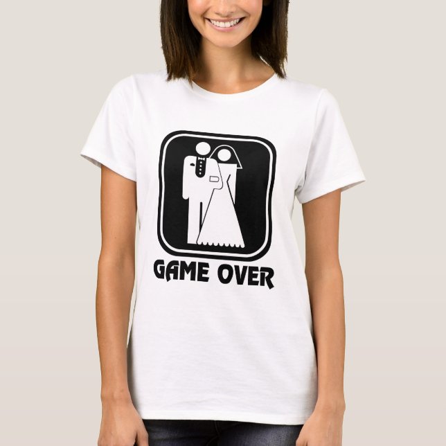 Icono boda: Juego sobre camiseta (Anverso)