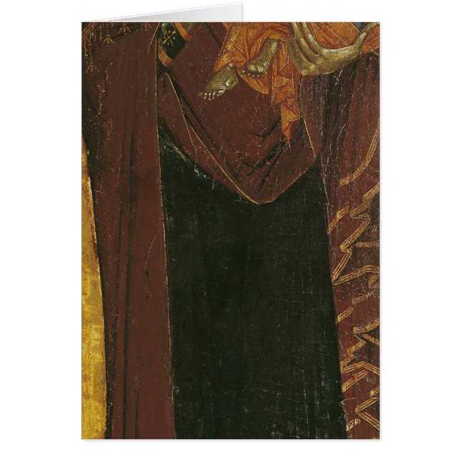 Icono conocido como la "Virgen del Tsar Dushan", (Frente)