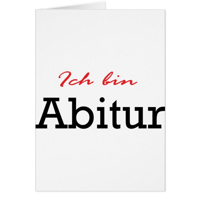 Icono de Abitur del bin de Ich (Frente)