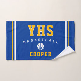 Ícono de Baloncesto, Nombre Personalizado y Escuel