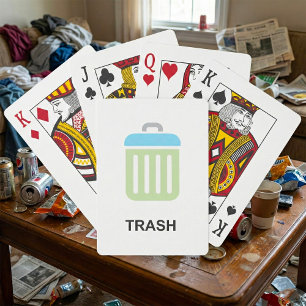 Icono de Basura Cartas de Juego