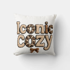 Icono de cojín lanzador Cozy Faux Yarn Style cojin