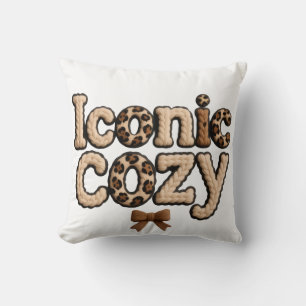 Icono de cojín lanzador Cozy Faux Yarn Style cojin