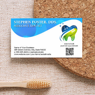 Icono de dentista   Tarjeta de presentación de cód