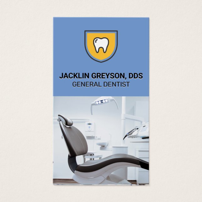 Icono de Escudo dental | Oficina dental (Frente)