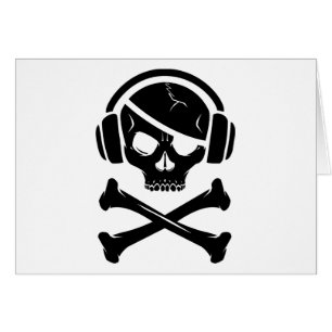 Icono de la piratería anti-RIAA del pirata de la