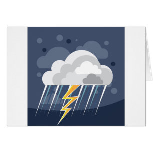 Icono de la tormenta del tiempo severo