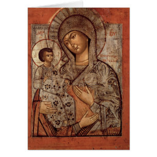 Icono de la Virgen bendecida con tres manos