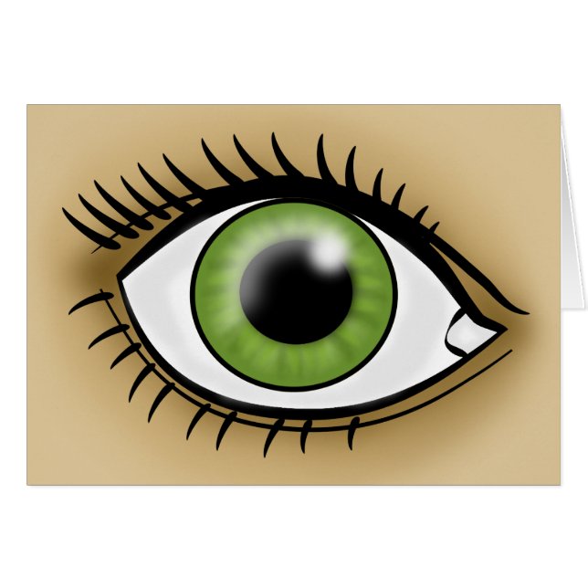 Icono de Ojo Verde (Anverso (Horizontal))