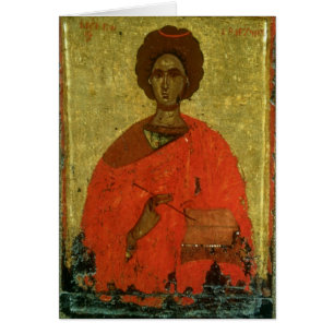 Icono de St. Pantaleon de Nicomedia