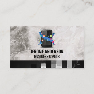 Icono de teléfono   Tarjeta de presentación de bon