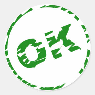 Icono de validación - OK - Pegatina