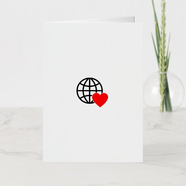 Icono del Globo de Amor Mundial | Diseño de verano (Anverso)