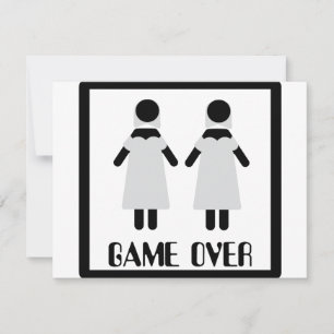 icono del juego sobre pareja de lesbianas