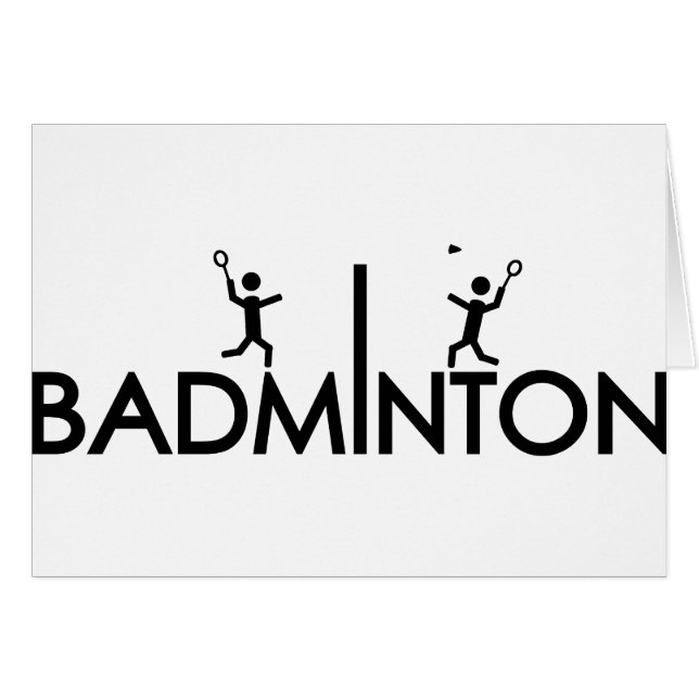 icono del texto del bádminton (Anverso (Horizontal))