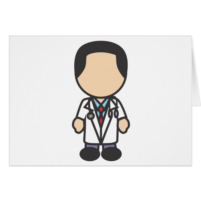 Icono masculino del médico (Anverso (Horizontal))