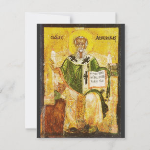 Icono ortodoxo de San Atanasio de Alejandría