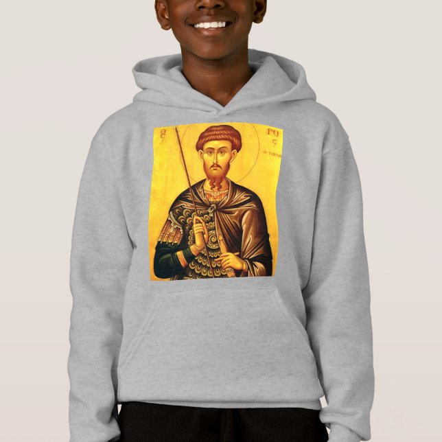 icono ortodoxo de San Teodoro Tiron (Anverso)