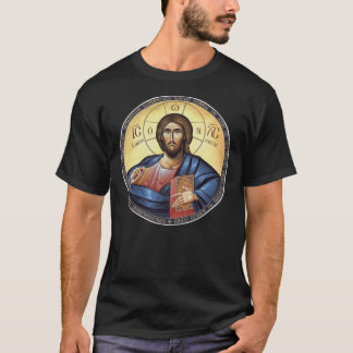 Icono ortodoxo del pantocrador de Cristo camiseta 