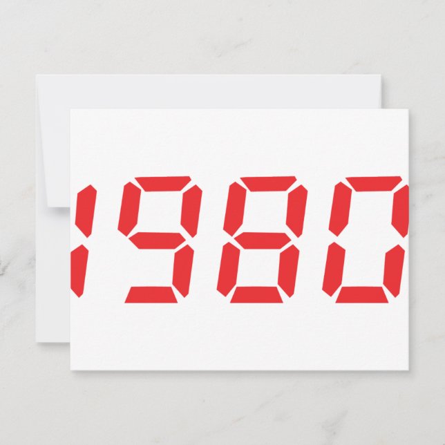 icono rojo de 1980 (Anverso)