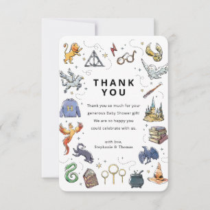 Iconos de Harry Potter Tarjeta de Agradecimiento p
