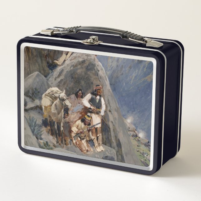 Íconos de los nativos americanos: guerreros apache (Anverso)