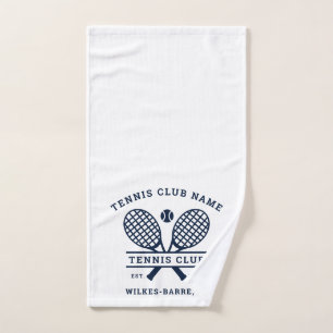 Iconos de nombre de club de tenis personalizado az
