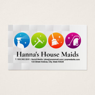 Iconos de servicios de limpieza   Maid