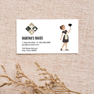 Iconos del servicio de limpieza de empleados domés