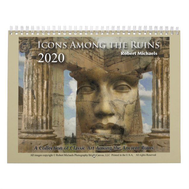 ICONOS ENTRE LAS RUINAS - Calendario Muro 2020 (Tapa)