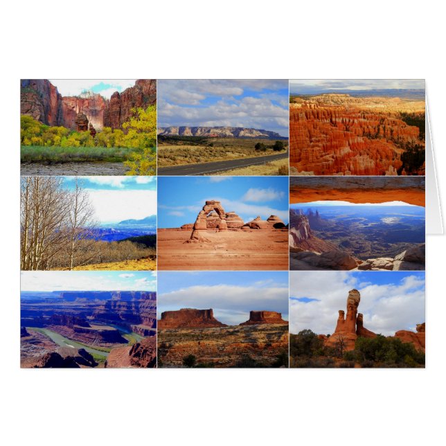 Iconos paisajísticos de Utah (Anverso (Horizontal))