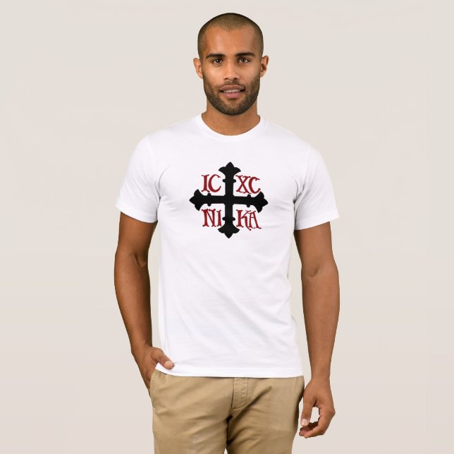 ICXC camiseta de NIKA en el algodón 100% del (Anverso completo)