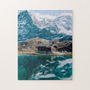 Icy Mountain Art Scene Puzzles Complex Jigsaw Puz