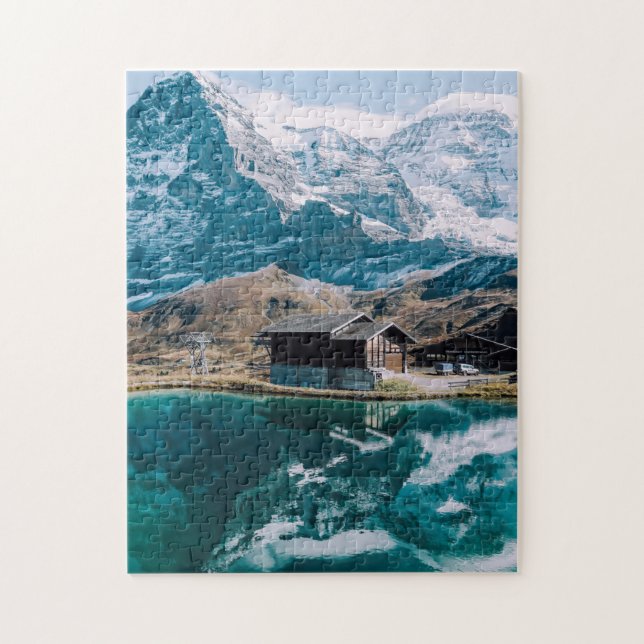 Icy Mountain Art Scene Puzzles Complex Jigsaw Puz (Vertical)