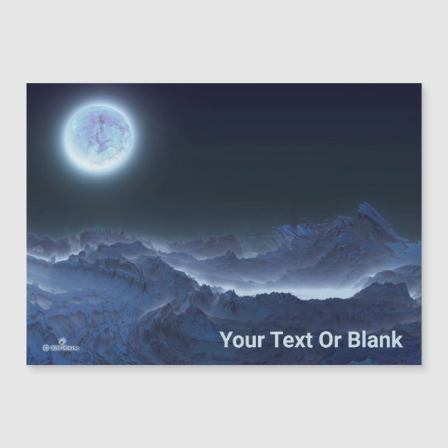 Icy Planet, Frozen Moon (Anverso)