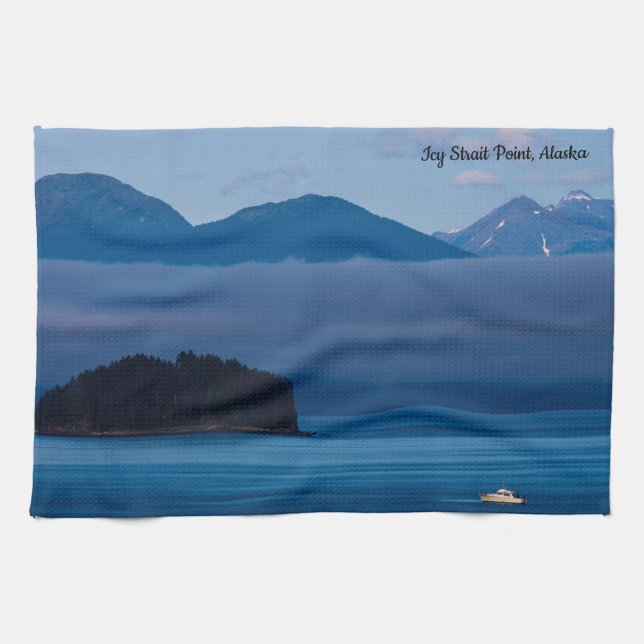 Icy Strait Point, Hoonah, Alaska Kitchen toalla de (Horizontal)