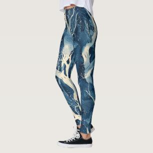 Icy Winter Pattern Leggings