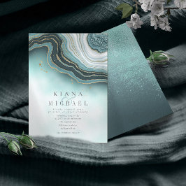 ID825 Verde azulado del Boda Crystal Agate