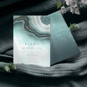 ID825 Verde azulado del Boda Crystal Agate