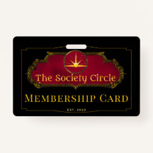 ID de la tarjeta de membresía de Society Circle